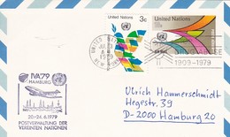 UN New York Airmail IVA 79 Hamburg - 1979 (45632) - Airmail