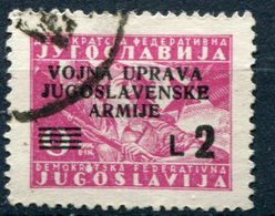 Litorale Sloveno (1947) - 5 Lire Su 9 D. (usato) - Yugoslavian Occ.: Slovenian Shore