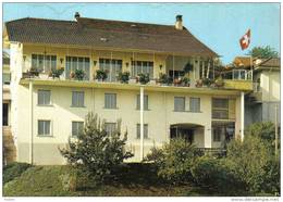 Carte Postale Suisse  Bouveret  Hotel Bellevue  Mme. Germaine Seydoux Prop. Très Beau Plan - Bellevue