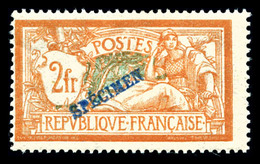 * N°145, 2F Orange Et Vert-bleu Surchargé 'SPECIMEN' En Bleu, R.R.R (signé Scheller/certificat)  Qualité: * - 1900-02 Mouchon