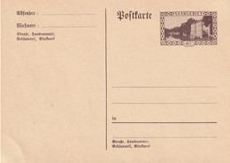 SARRE    ENTIER POSTAL/GANZSACHE/POSTAL STATIONERY CARTE MI    P30F - Postal Stationery