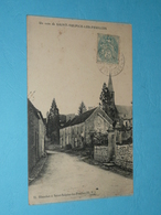 CPA, Carte Postale, Haute Vienne 87, Un Coin De St Saint-Sulpice Les Feuilles, Eglise - Saint Sulpice Les Feuilles