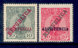 ! ! Portugal - 1911 Postal Tax King Mamuel (Complete Set) - Af. IP01 To 02 - MH - Ongebruikt