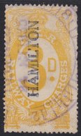 NEW ZEALAND Railway Charges 3d HAMILTON STATION - Used Stamps