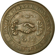Monnaie, Grande-Bretagne, Warwickshire, Birmingham & Risca, Penny Token, 1812 - Otros & Sin Clasificación