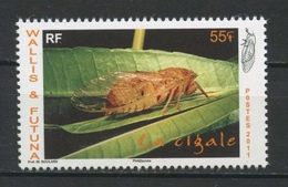 WALLIS FUTUNA 2011 N°  745 ** Neuf MNH Superbe Faune La Cigale Fauna Insectes Animaux - Ungebraucht