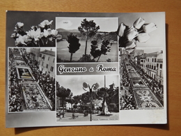 Q1051 CARTOLINA  - SALUTI Da GENZANO   ROMA    VIAGGIATA  - VEDUTINE - Guidonia Montecelio