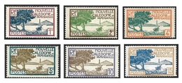 Nouvelle  Calédonie    1928/38 -  Y&T  139 à 144 -   Baie Des Palétuviers - NEUFS** Sauf  139 Sans Gomme - Unused Stamps