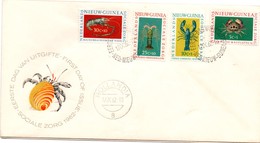 Hollandia 1962 - FDC Nieuw Guinea - Homard Lobster Crevette Shrimp Crabe - Crustacés - Niederländisch-Neuguinea