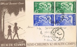 35071. Carta Aerea MATAMATA (New Zealand) 1949. Health Stamps A Creta - Storia Postale