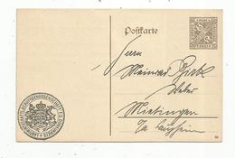 Entier Postal, Allemagne , K. WURTT ,AMTLICHER VERKEHR , 3 , Drei Pfennig , LANDWIRTSCHAFTL. BERUFSGENOSSENSCHAFT - Autres & Non Classés