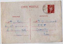 TB 2794 - Guerre 39 / 45 - Entier Postal Type Pétain - MP SAINT - GEOEGES - MOTEL - Standard- Und TSC-AK (vor 1995)