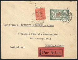 FRANCE: 2 To 17/MAR/1928 Latecoere First Flight Paris - Buenos Aires (pilot Mermoz), With Arrival Backstamp Of Buenos Ai - Sonstige & Ohne Zuordnung