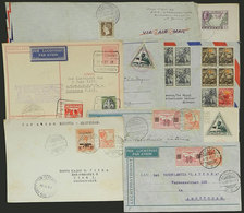 NETHERLANDS: 9 Covers Or Cards Carried On FIRST FLIGHTS Or Special Flights Between 1928 And 1950, Fine To Very Fine Gene - Sonstige & Ohne Zuordnung
