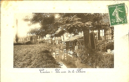 94 CACHAN UN LAVOIR AU BORD D UN COIN DE LA BIEVRE EN 1909 - Cachan