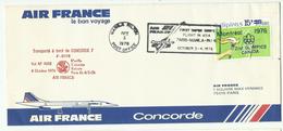 Concorde 1976 1er Vol Paris Manille Paris (Philipines) - First Flight Covers