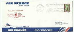 Concorde 1976 1er Vol Paris Manille Paris (Philipines) - First Flight Covers