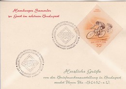 Sonderstempel Briefmarken-Ausstellung Der Hamburger Sammler BUW In Budapest - 1974 (45921) - Storia Postale