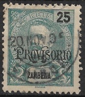 Zambezia – 1903 King Carlos Overprinted PROVISORIO 25 Réis - Zambezië