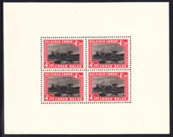 Belgian Congo 1937 Mitumba National Park Block, Mint Never Hinged - Nuevos