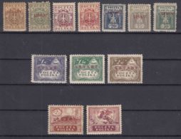 Poland Post Offices In Levant (Turkey) 1919 Mi#1-12 Mint Hinged Complete Set - Levant (Turkije)