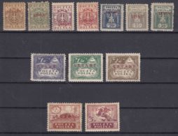 Poland Post Offices In Levant (Turkey) 1919 Mi#1-12 Mint Hinged Complete Set - Levant (Turchia)