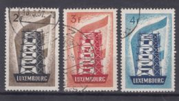 Luxembourg 1956 Europa CEPT Mi#555-557 Used - Gebruikt