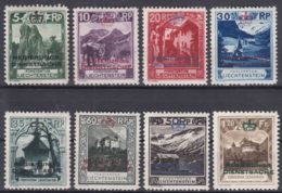 Liechtenstein 1932 Postage Due Mi#1-8 Mint Hinged - Unused Stamps