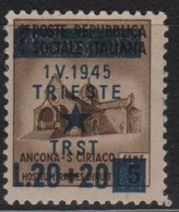 1945 Monumenti Distrutti Serie Cpl MH - Occ. Yougoslave: Trieste