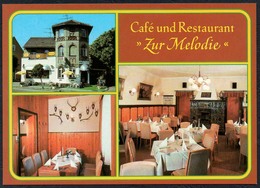 D1195 - TOP Wusterhausen Gaststätte Cafe Zur Melodie - Bild Und Heimat Reichenbach - Qualitätskarte - Wusterhausen