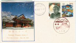 National Treasure Of Japan. Hikone , Shiga Prefecture,  Special Letter - Covers & Documents