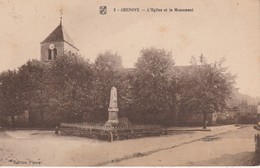 21 - CHENOVE - L' Eglise Et Le Monument - Chenove