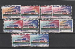 Hauss Des Norden Reijkjavik, Stamps Of Danmark, Norway, Sweden, Island And Finland Mint - Non Dentelés, épreuves & Variétés