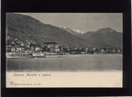 Locarno Muralto E Vapare édit. Künzli Tobler  N° 2416 Bateau à Roues  à Aube Précurseur - Muralto