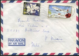 1995 Nuova Caledonia, Lettera In Posta Aerea Per L'Italia Timbro Di Arrivo - Lettres & Documents