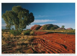 Australien AK Mount Olga Abendstimmung - Uluru & The Olgas