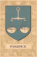 PIE-Z-00-19-5877 : FOUNEX. BLASON  ECUSSON. - Founex