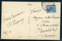 VATICAN - N° 29 / CP DU 22/11/1930 POUR CHAMBERY - B - Covers & Documents