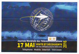 Polynésie Française / Tahiti - Carte Postale Prétimbrée à Poster 2016 Entier - Journée Mondiale Des Télécommunications - Ungebraucht