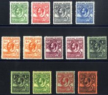 1929 Whale & Penguins Set Excl. 2/6d Value But Includes Both Perfs On The 4d & 6d & 1s Values, From SG.110/126. Cat. £75 - Sonstige & Ohne Zuordnung