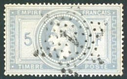 1869 5f Napoleon VFU With Paris 'I' Star Obliterator, SG.131. RPS Cert (2009). Cat. £1300 (1) - Sonstige & Ohne Zuordnung