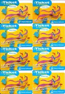 8 Tickets De Téléphone  - Différents Dates - Francs & Euros - Tickets FT