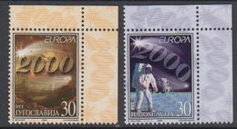 Europa Cept 2000 Yugoslavia 2v (corner) ** Mnh (45712b) KNOCK OUT PRICE - 2000