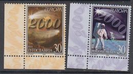 Europa Cept 2000 Yugoslavia 2v (corner) ** Mnh (45712C) KNOCK OUT PRICE - 2000