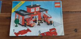 INSTRUCTIONS LEGO BRICKS 6382 ORIGINAL 1981 FIRE HOUSE BOMBEROS POMPIERI - Plans