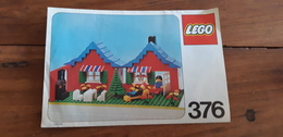 INSTRUCTIONS LEGO BRICKS 376 ORIGINAL 1978 TOWN HOUSE WITH GARDEN - Piantine