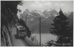 BRUNNEN → Brunnen-Morschachbahn, Fotokarte Anno 1939 - Morschach