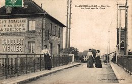 ST ANDRE LE GAZ  QUARTIER DU PONT VERS LA GARE - Saint-André-le-Gaz