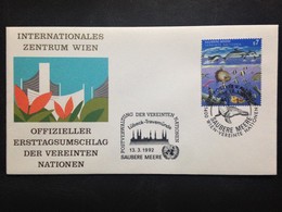 United Nations (Vienna), Uncirculated FDC, "Clean Oceans", 1992 - Briefe U. Dokumente