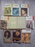 LIVRES = 10 GRANDS CLASSIQUES - Wholesale, Bulk Lots